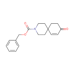 9-oxo-3-Azaspiro[5.5]undec-7-ene-3-carboxylic acid phenylmethyl ester,3-Azaspiro[5.5]undec-7-ene-3-carboxylic acid, 9-oxo-, phenylMethyl ester