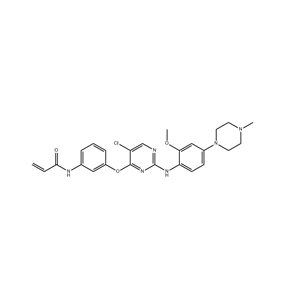 N-[3-[[5-氯-2-[[2-甲氧基-4-(4-甲基-1-哌嗪基)苯基]氨基]-4-嘧啶基]氧基]苯基]-2-丙烯酰胺