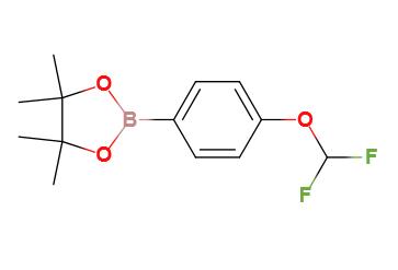 4-二氟甲氧基苯硼酸频那醇酯,2-[4-(difluoromethoxy)phenyl]-4,4,5,5-tetramethyl-1,3,2-dioxaborolane