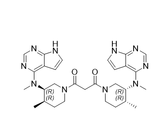托法替尼杂质27,1,3-bis((3R,4R)-4-methyl-3-(methyl(7H-pyrrolo[2,3-d]pyrimidin-4-yl)amino)piperidin-1-yl)propane-1,3-dione