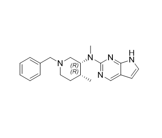 托法替尼杂质39,N-((3R,4R)-1-benzyl-4-methylpiperidin-3-yl)-N-methyl-7H-pyrrolo[2,3-d]pyrimidin-2-amine