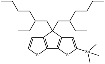 [4,4-bis(2-ethylhexyl)-4H-cyclopenta[2,1-b:3,4-b']dithien-2-yl]trimethyl-Stannane,[4,4-bis(2-ethylhexyl)-4H-cyclopenta[2,1-b:3,4-b']dithien-2-yl]trimethyl-Stannane