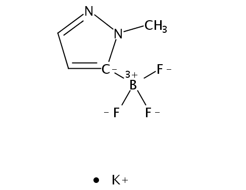 1-甲基吡唑-5-硼酸三氟硼酸钾,potassium 1-methyl-1h-pyrazole-5-trifluoroborate