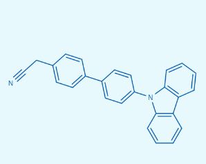 2-(4'-(9H-咔唑-9-基)-[1,1'-联苯]-4-基)乙腈,2-(4'-(9H-Carbazol-9-yl)-[1,1'-biphenyl]-4-yl)acetonitrile