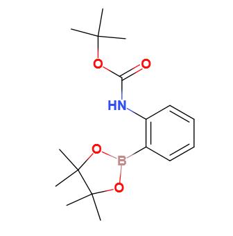 2-(Boc-氨基)苯硼酸频哪酯,tert-Butyl (2-(4,4,5,5-tetramethyl-1,3,2-dioxaborolan-2-yl)phenyl)carbamate