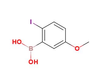 2-碘-5-甲氧基苯硼酸,(2-Iodo-5-methoxyphenyl)boronic acid