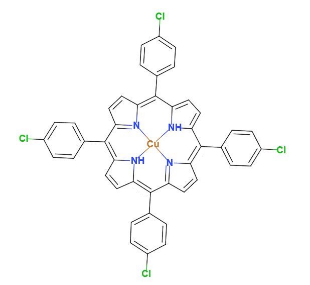 四对氯苯基卟啉铜,meso-Tetrakis(4-chlorophenyl)porphyrin-Cu(II)