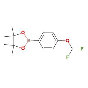 4-二氟甲氧基苯硼酸频那醇酯,2-[4-(difluoromethoxy)phenyl]-4,4,5,5-tetramethyl-1,3,2-dioxaborolane