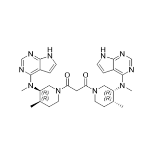 托法替尼杂质27,1,3-bis((3R,4R)-4-methyl-3-(methyl(7H-pyrrolo[2,3-d]pyrimidin-4-yl)amino)piperidin-1-yl)propane-1,3-dione