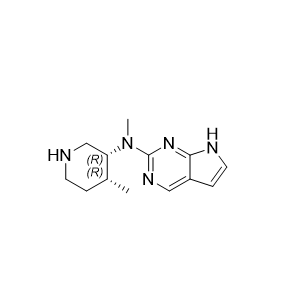 托法替尼杂质40,N-methyl-N-((3R,4R)-4-methylpiperidin-3-yl)-7H-pyrrolo[2,3-d] pyrimidin-2-amine