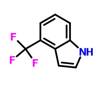 4-三氟甲基吲哚,4-(TRIFLUOROMETHYL)-1H-INDOLE