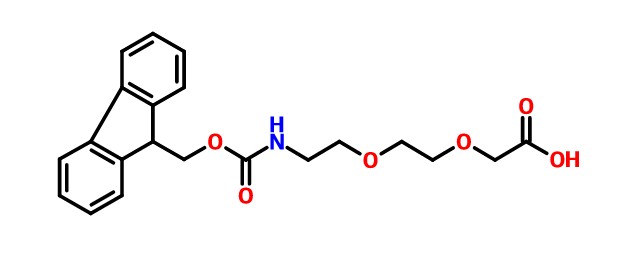Fmoc-AEEA /  [2-[2-(Fmoc-氨基)乙氧基]乙氧基]乙酸,[2-[2-(Fmoc-amino)ethoxy]ethoxy]acetic acid