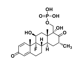 地塞米松磷酸钠杂质EP  D,((3S,4aS,4bS,10aS,10bR,11S,12aS)-10b-fluoro-1,11-dihydroxy-3,10a,12a-trimethyl-2,8-dioxo-1,2,3,4,4a,4b,5,6,8,10a,10b,11,12,12a-tetradecahydrochrysen-1-yl)methyl dihydrogen phosphate