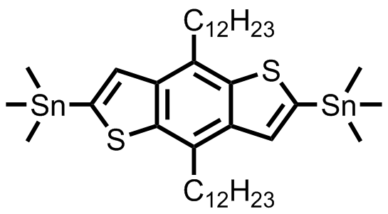 M7103,2,6-bis(trimethyltin)-4,8-didodecylbenzo[1,2-b;4,5-b’]dithiophene