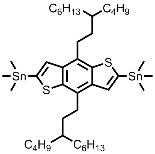 M7106,(4,8-bis(3-butylnonyl)benzo[1,2-b:4,5-b']dithiophene-2,6-diyl)bis(trimethylstannane)
