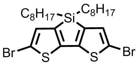 M8022,2,6-DibroMo-4,4-dioctyl-4H-silolo[3,2-b:4,5-b']dithiophene