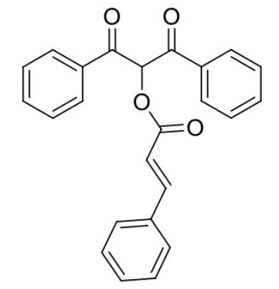 1,3-dioxo-1,3-diphenylpropan-2-yl cinnamate,1,3-dioxo-1,3-diphenylpropan-2-yl cinnamate