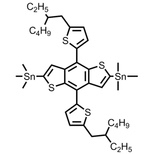M7005,2,6-bis(trimethytin)-4,8-bis(5-(2-ethylhexyl)thiophen-2-yl)benzo[1,2-b:4,5-b