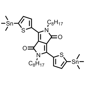 M7310,2,5-dioctyl-3,6-bis(5-(trimethylstannyl)thiophen-2-yl)pyrrolo[3,4-c]pyrrole-1,4(2H,5H)-dione