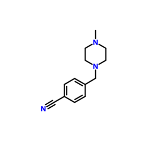4-[(4-甲基-1-哌嗪基)甲基]苯腈,4-(4-METHYLPIPERAZIN-1-YLMETHYL)BENZONITRILE