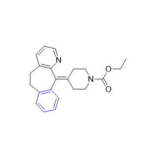 氯雷他定杂质13,ethyl 4-(5H-benzo[5,6]cyclohepta[1,2-b]pyridin-11(6H)-ylidene) piperidine-1-carboxylate