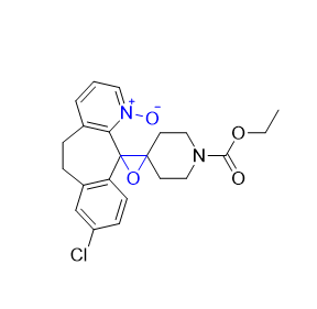 氯雷他定杂质16,8-chloro-1''-(ethoxycarbonyl)-5,6-dihydrodispiro[benzo[5,6]cyclohepta[1,2-b]pyridine-11,2'-oxirane-3',4''-piperidine] 1-oxide