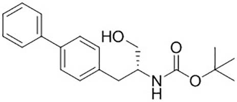 (R)-叔丁基(1-([1,1'-联苯]-4-基)-3-羟基丙烷-2-基)氨基甲酸酯,N-[(1R)-2-[1,1'-Biphenyl]-4-yl-1-(hydroxymethyl)ethyl]carbamic acid 1,1-dimethylethyl ester