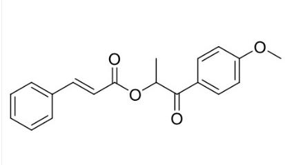 1-(4-methoxyphenyl)-1-oxopropan-2-yl cinnamate,1-(4-methoxyphenyl)-1-oxopropan-2-yl cinnamate