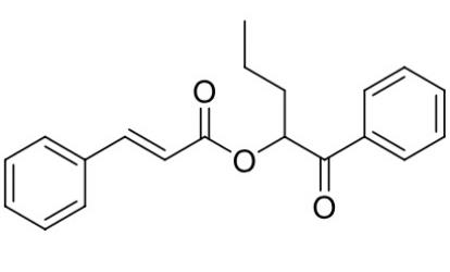 1-oxo-1-phenylpentan-2-yl cinnamate,1-oxo-1-phenylpentan-2-yl cinnamate