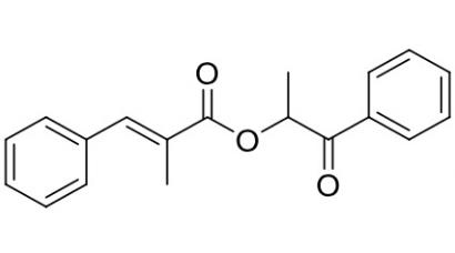 1-oxo-1-phenylpropan-2-yl (E)-2-methyl-3-phenylacrylate,1-oxo-1-phenylpropan-2-yl (E)-2-methyl-3-phenylacrylate