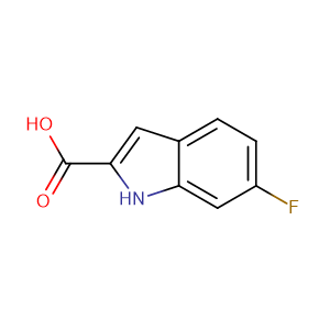 6-氟吲哚-2-羧酸,6-Fluoroindole-2-carboxylic acid