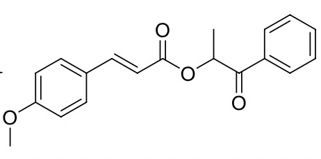 1-oxo-1-phenylpropan-2-yl (E)-3-(4-methoxyphenyl)acrylate,1-oxo-1-phenylpropan-2-yl (E)-3-(4-methoxyphenyl)acrylate