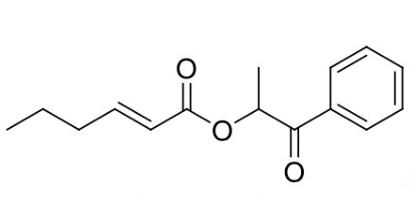 1-oxo-1-phenylpropan-2-yl (E)-hex-2-enoate,1-oxo-1-phenylpropan-2-yl (E)-hex-2-enoate