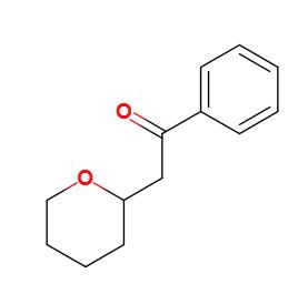 1-苯基-2-(四氢-2H-吡喃-2-基)乙酮,1-phenyl-2-(tetrahydro-2H-pyran-2-yl)-1-ethanone