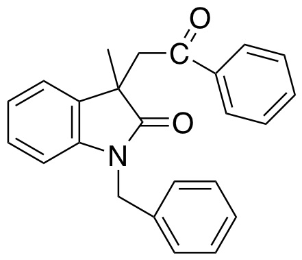 1-苄基-3-甲基-3-(2-氧代-2-苯甲基)吲哚啉-2-酮,1-benzyl-3-methyl-3-(2-oxo-2-phenylethyl)indolin-2-one