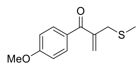 1-对甲氧苯基-2-甲基硫甲基丙-2-烯-1-酮,1-(4-methoxyphenyl)-2-(methylthiomethyl)prop-2-en-1-one