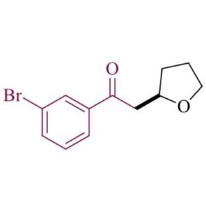 1-(3-溴苯基) -2-(四氫呋喃-2-基)乙酮