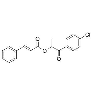 1-(4-chlorophenyl)-1-oxopropan-2-yl cinnamate