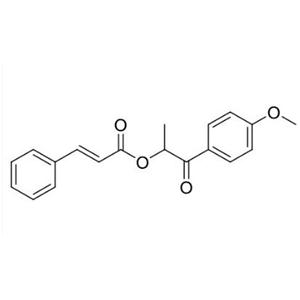 1-(4-methoxyphenyl)-1-oxopropan-2-yl cinnamate