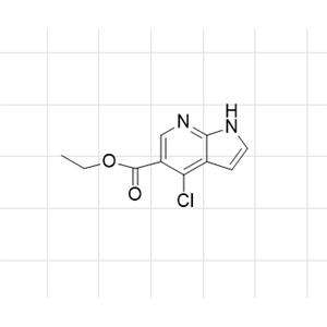 4-氯-1H-吡咯并[2,3-b]吡啶-5-羧酸乙酯,ethyl 4-chloro-1H-pyrrolo[2,3-b]pyridine-5-carboxylate