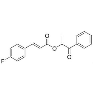 1-oxo-1-phenylpropan-2-yl (E)-3-(4-fluorophenyl)acrylate
