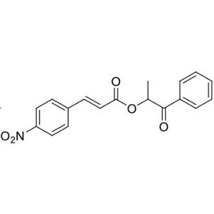1-oxo-1-phenylpropan-2-yl (E)-3-(4-nitrophenyl)acrylate