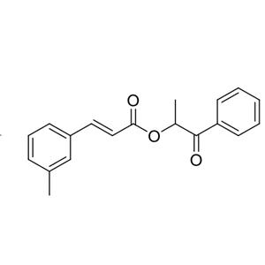 1-oxo-1-phenylpropan-2-yl (E)-3-(m-tolyl)acrylate,1-oxo-1-phenylpropan-2-yl (E)-3-(m-tolyl)acrylate
