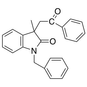 1-苄基-3-甲基-3-(2-氧代-2-苯甲基)吲哚啉-2-酮,1-benzyl-3-methyl-3-(2-oxo-2-phenylethyl)indolin-2-one