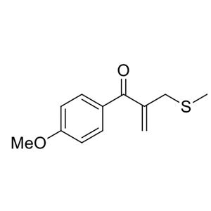 1-对甲氧苯基-2-甲基硫甲基丙-2-烯-1-酮,1-(4-methoxyphenyl)-2-(methylthiomethyl)prop-2-en-1-one