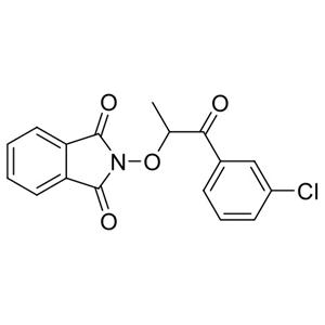 2-((1-(3-chlorophenyl)-1-oxopropan-2-yl)oxy)isoindoline-1,3-dione