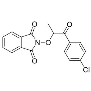 2-((1-(4-chlorophenyl)-1-oxopropan-2-yl)oxy)isoindoline-1,3-dione