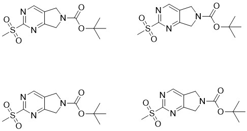 2-甲磺酰基-5H-吡咯并[3,4-d]嘧啶-6(7H)-甲酸叔丁酯,tert-butyl 2-(methylsulfonyl)-5H-pyrrolo[3,4-d]pyrimidine-6(7H)-carboxylate