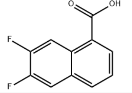 6,7-二氟-萘-1-羧酸,6,7-Difluoro-naphthalene-1-carboxylic acid