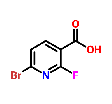 6-溴-2-氟-3-吡啶羧酸,6-BroMo-2-fluoro-nicotinic acid